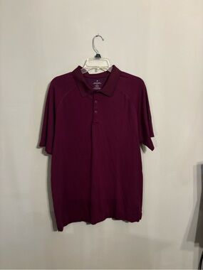Fabletics Men's Burgundy Polo